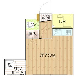 雅105の物件間取画像